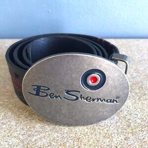 Vintage Ben Sherman leather belt - 1990s, unisex